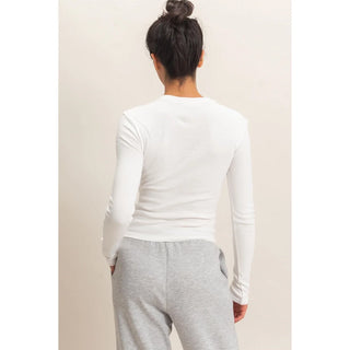 Everyday Long Sleeve Top White
