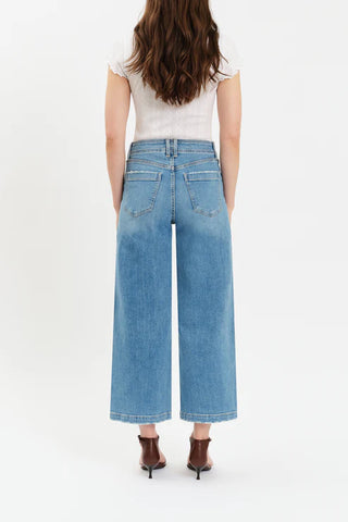 Daze | Valley Girl Wide Leg Ankle Jeans Fave