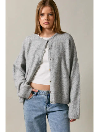 Millie Sweater Cardigan | Heather Grey