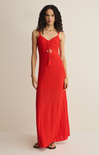 Z Supply | Sunda Crochet Dress Red