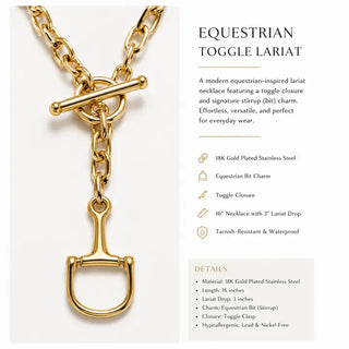 DEEP SOUTH ORIGINALS | Equestrian Toggle Lariat Necklace