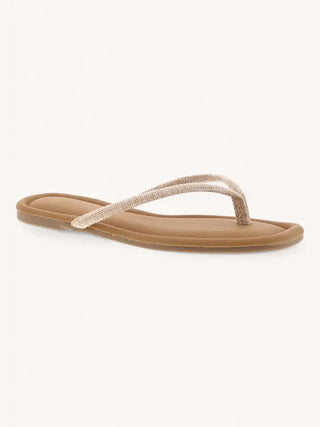CCOCCI | Priscilla Square Toe Sandals - Beige Linen