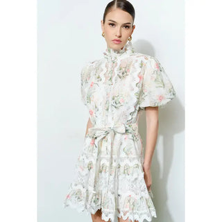 INA | Romance White Floral Dress