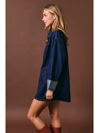 LE LIS | Remi Denim Dress Indigo