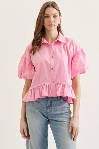 ENTRO | Poppi Peplum Top