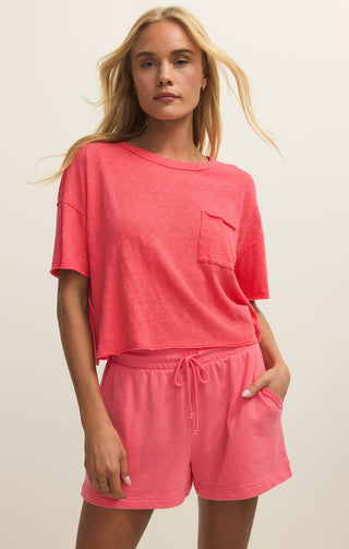 Z Supply | Short Sleeve Everyday Pocket Tee Paloma