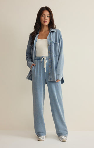 Z Supply | Hunter Knit Denim Pant Ocean Air Indigo
