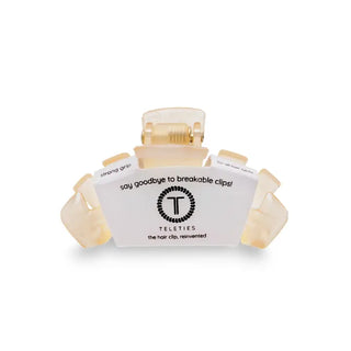 TELETIES | Classic Hair Clip | Tiny | Almond Beige