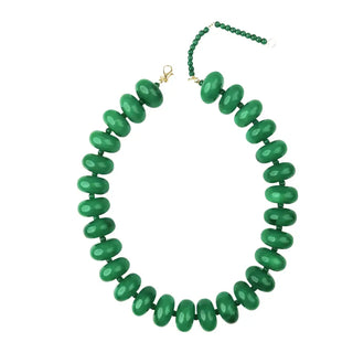 Gemelli | Bailey Chunky Beaded Necklace - Green
