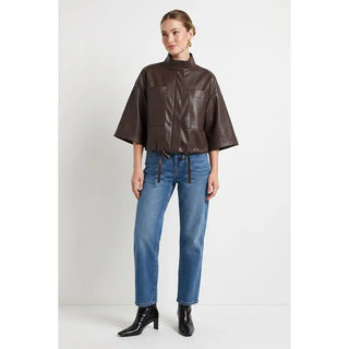 Remi Leather Jacket Chocolate