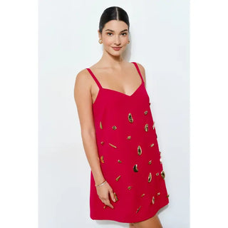 Emeline Embellished Mini Dress