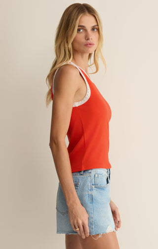 Z Supply | Clarke Rib Tank Lychee