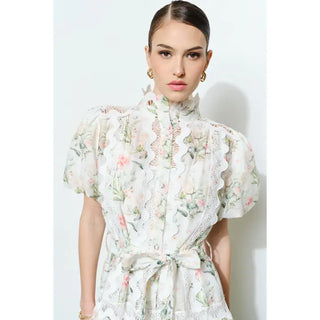 INA | Romance White Floral Dress