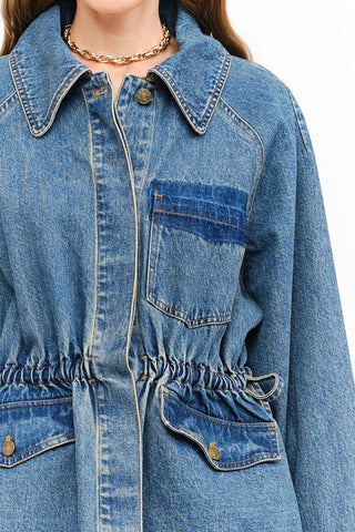 Millie Denim Jacket - Dark Wash