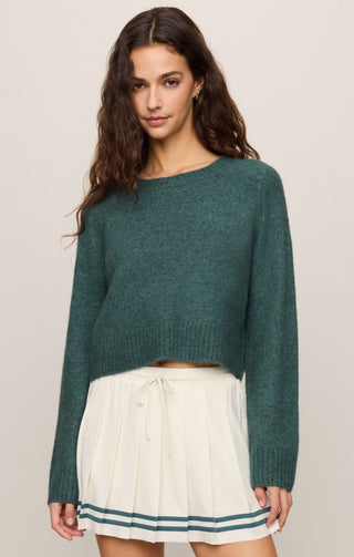Z Supply Stand In Sweater Emerald Cove