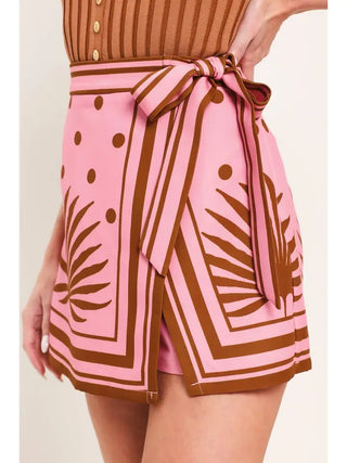 Flying Tomato | Palm Paradise Printed Skort