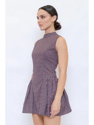 Marlow Plaid Mini Dress