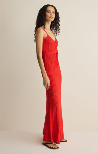 Z Supply | Sunda Crochet Dress Red