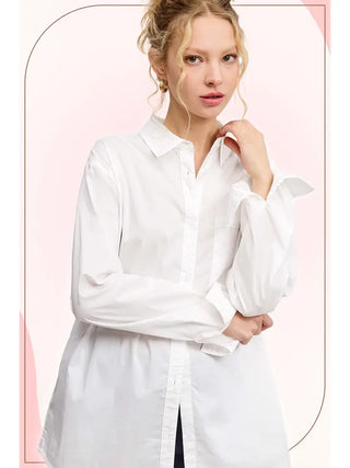 LA MIEL |  Classic Collared Button Down Shirt