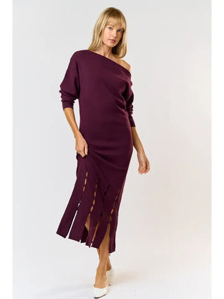 Cora Fringe Midi Dress