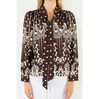 THML | Vivienne Tie Blouse