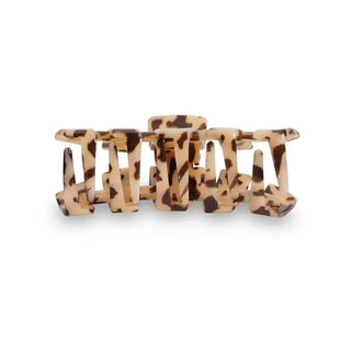 TELETIES | Classic Hair Clip | Medium | Blonde Tortoise