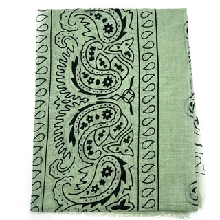 Dylan Bandana Blanket Scarf Green