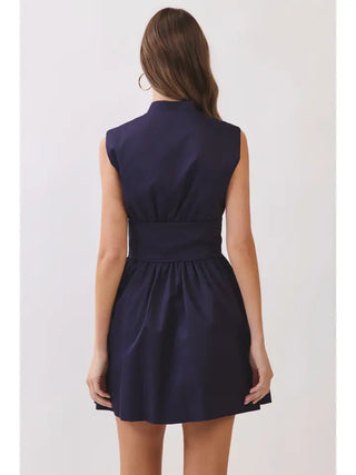 TCEC | Midnight Muse Belted Mini Dress
