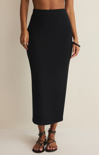 Z SUPPLY | Ainslie Midi Skirt Black