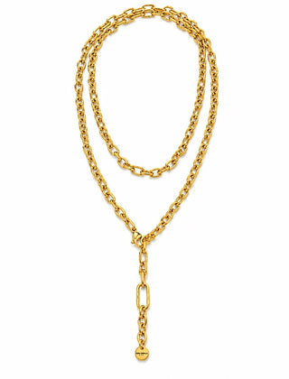 Gina Carmen | Scarlet Convertible Chain Necklace - Gold