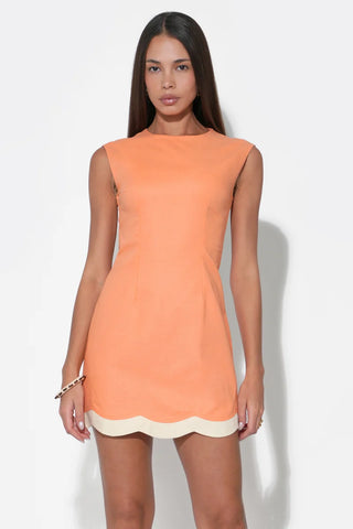 ADELYN RAE | Melody Scalloped Sheath Dress