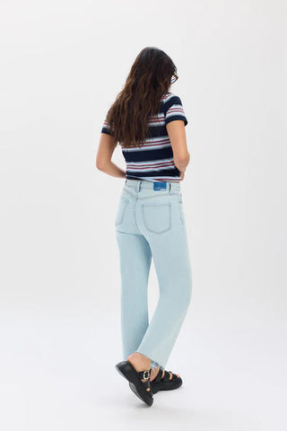 Daze | Pleaser High Rise Wide Ankle Detour Jeans