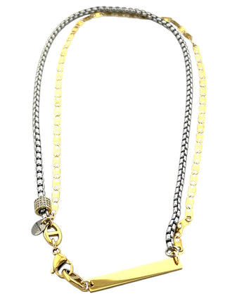 Gina Carmen | Bethanie Gold & Silver Chain Necklace
