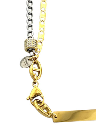 Gina Carmen | Bethanie Gold & Silver Chain Necklace