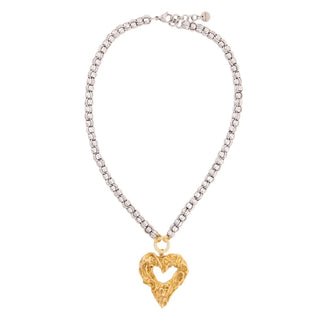 Gina Carmen | Presli Heart Pendant Chain Necklace