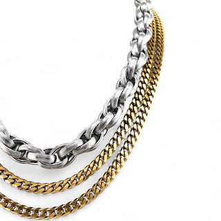 Gina Carmen | Savvy S/S Chain Gold Plated Necklace