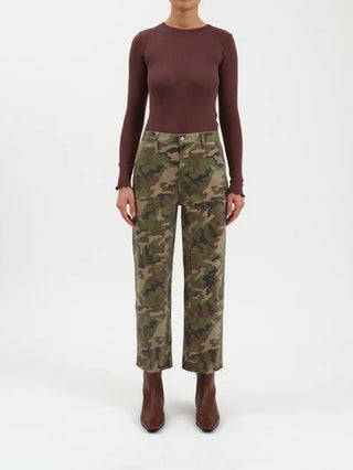 Daze Denim | Sundaze High Rise Straight Crop in Hideaway