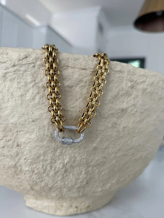 CHANSUTT | Two Toned Kristi Necklace