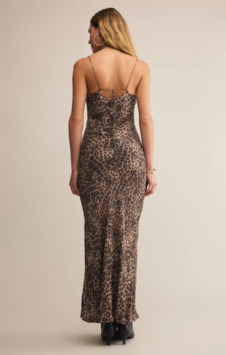 Z Supply | Cielo Leopard Midi Dress Desert Tan
