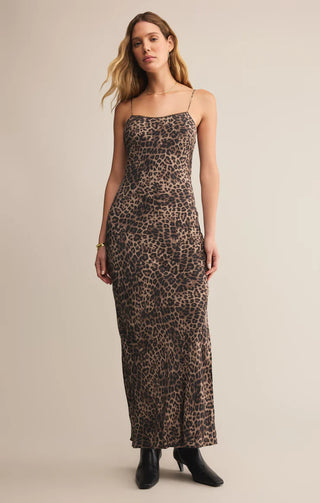 Z Supply | Cielo Leopard Midi Dress Desert Tan