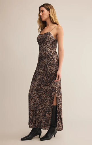 Z Supply | Cielo Leopard Midi Dress Desert Tan