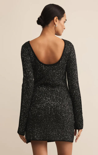 Z Supply | La Marca Sequin Mini Dress Black