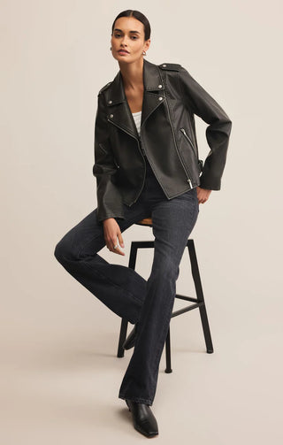 Z Supply | Alchemy Moto Jacket Black