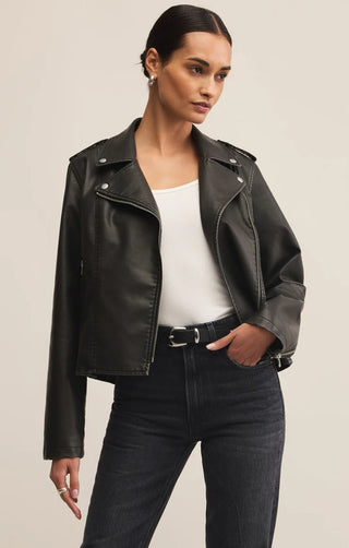 Z Supply | Alchemy Moto Jacket Black