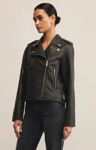 Z Supply | Alchemy Moto Jacket Black
