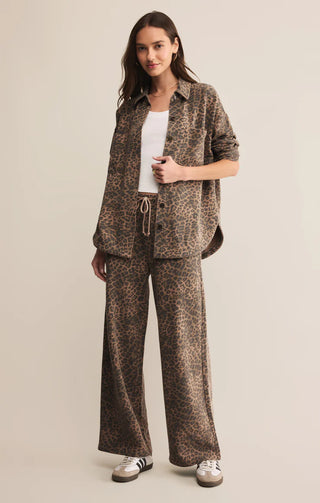 Z Supply | All Day Leopard Jacket Desert Tan