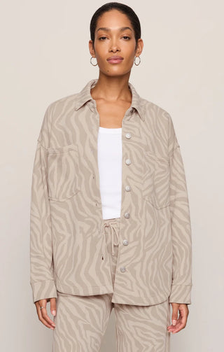 Z SUPPLY | All Day Knit Zebra Jacket Soapstone