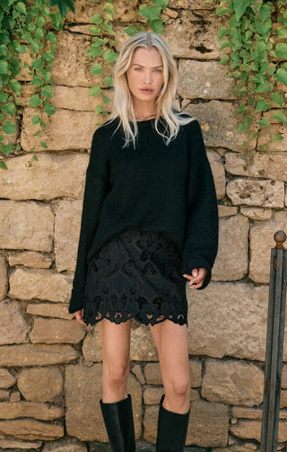 Z Supply | Siren Lace Mini Skirt Black
