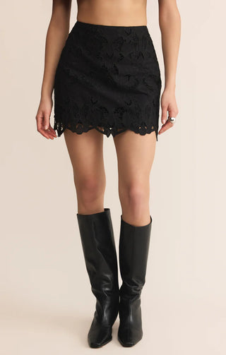 Z Supply | Siren Lace Mini Skirt Black