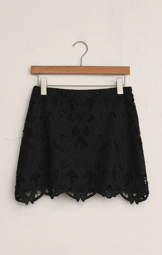 Z Supply | Siren Lace Mini Skirt Black